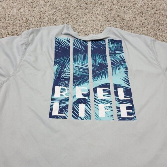 Salt Life T-Shirt Mens 2XL Gray Long Sleeve Graphic - Picture 8 of 9